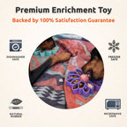 Frozen Sunflower Dog Toy for Licking and Chewing, Large Treat-Fillable Design in Three Bright Colors source image 5