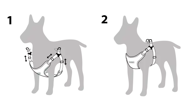 Breathable Adjustable Step-In Dog Harness product image 5