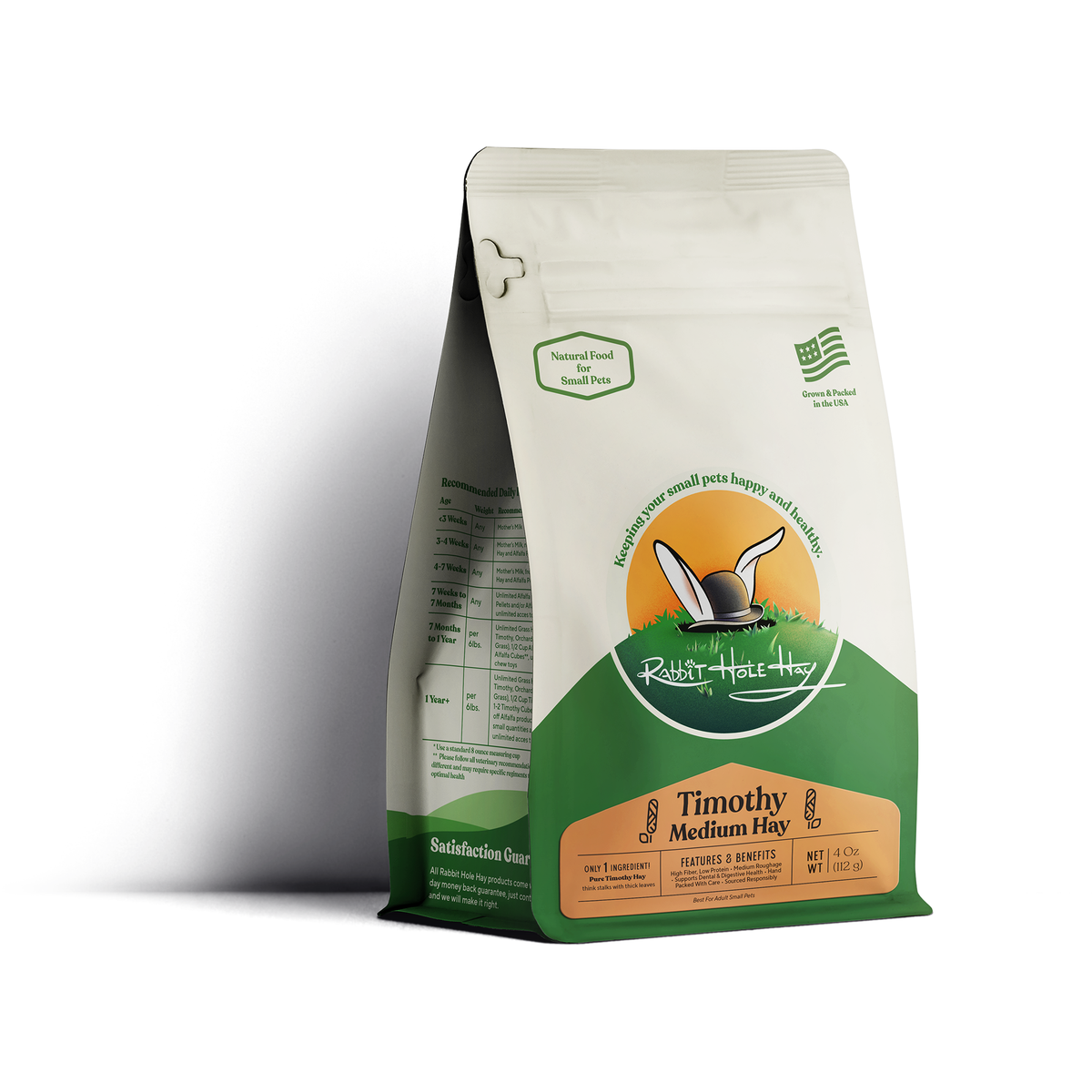 Medium Timothy Hay 4 oz