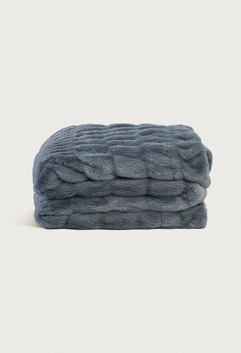 Ruched Faux-Fur Throw Blanket product image 5