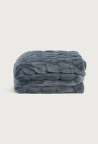 Ruched Faux-Fur Throw Blanket product image 5