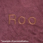 Burgundy Cotton Dog Drying Coat product image 5