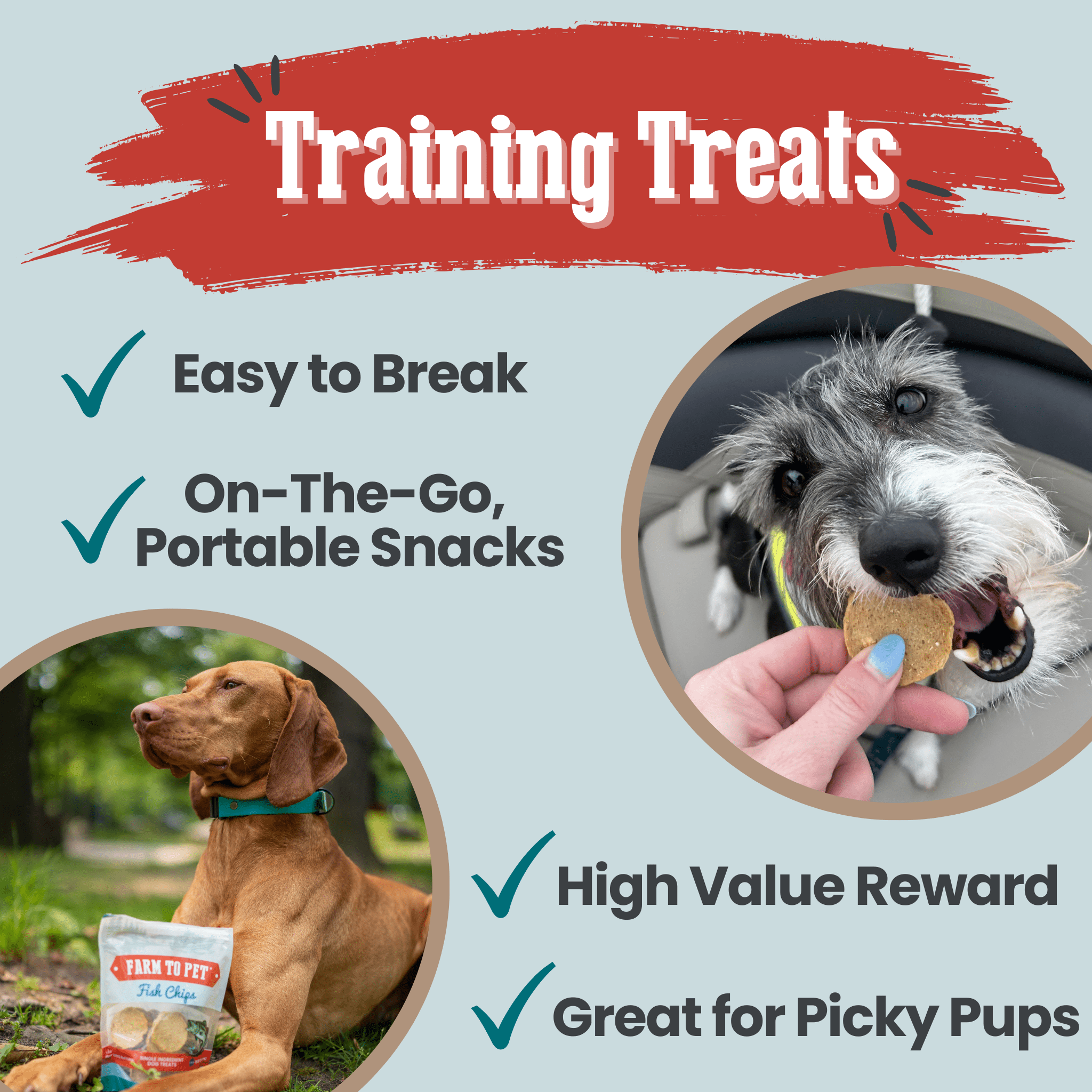 Walleye Fish Chip Dog Treats product image 5