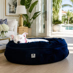 Round Orthopedic Velvet Dog Bed product image 5