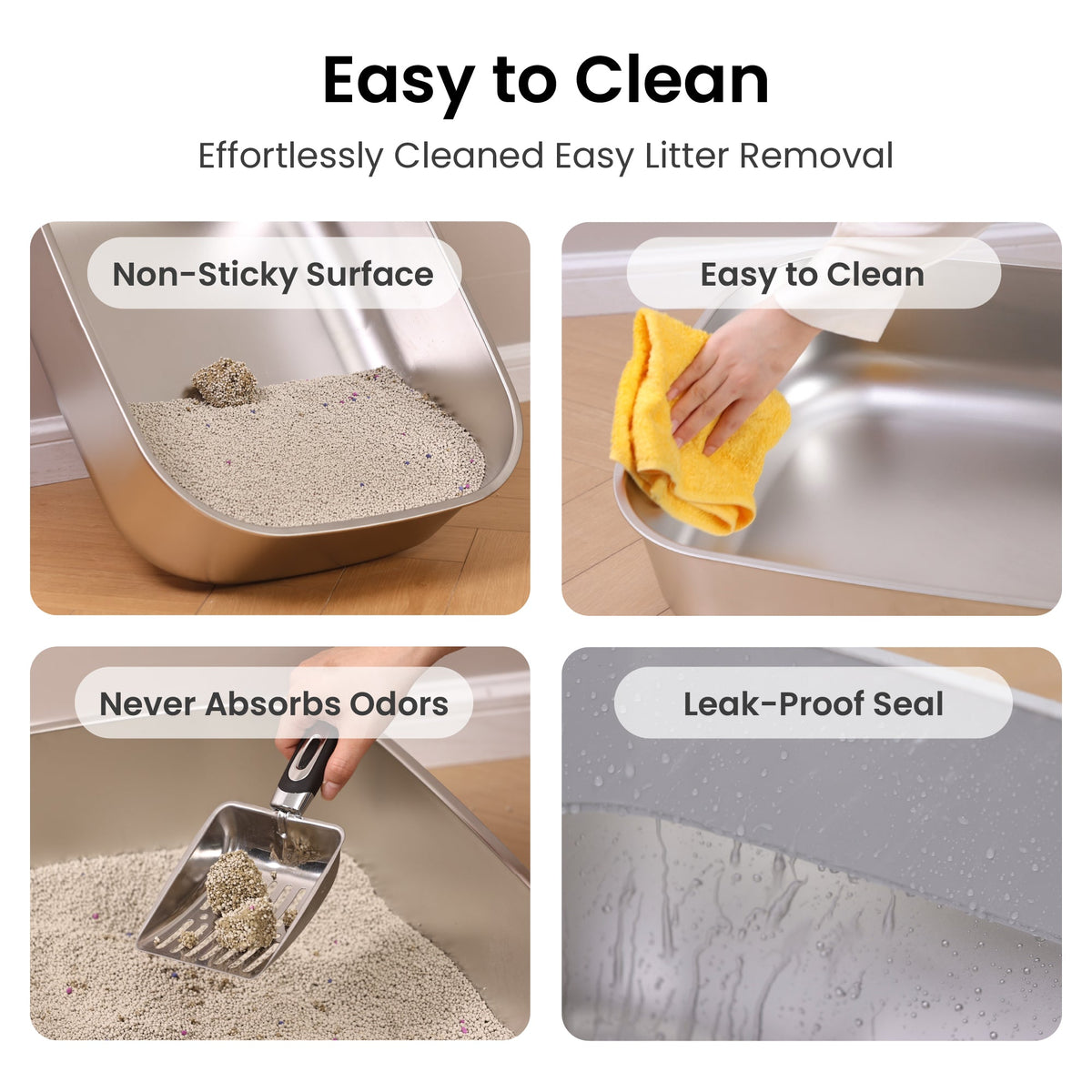 Stainless Steel Cat Litter Box product image 5