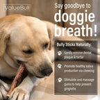 Medium 6-Inch Bully Stick Dog Chews product image 5