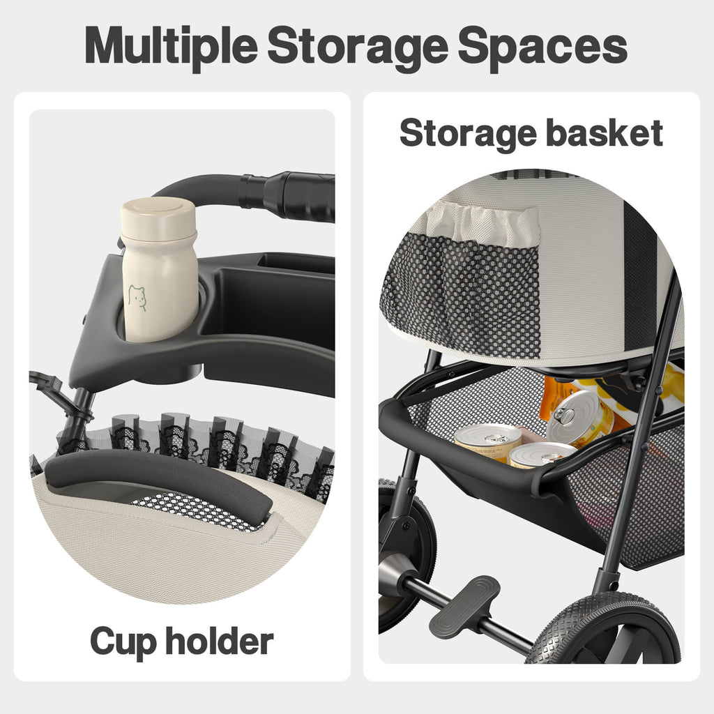 Detachable Carrier Pet Stroller product image 5