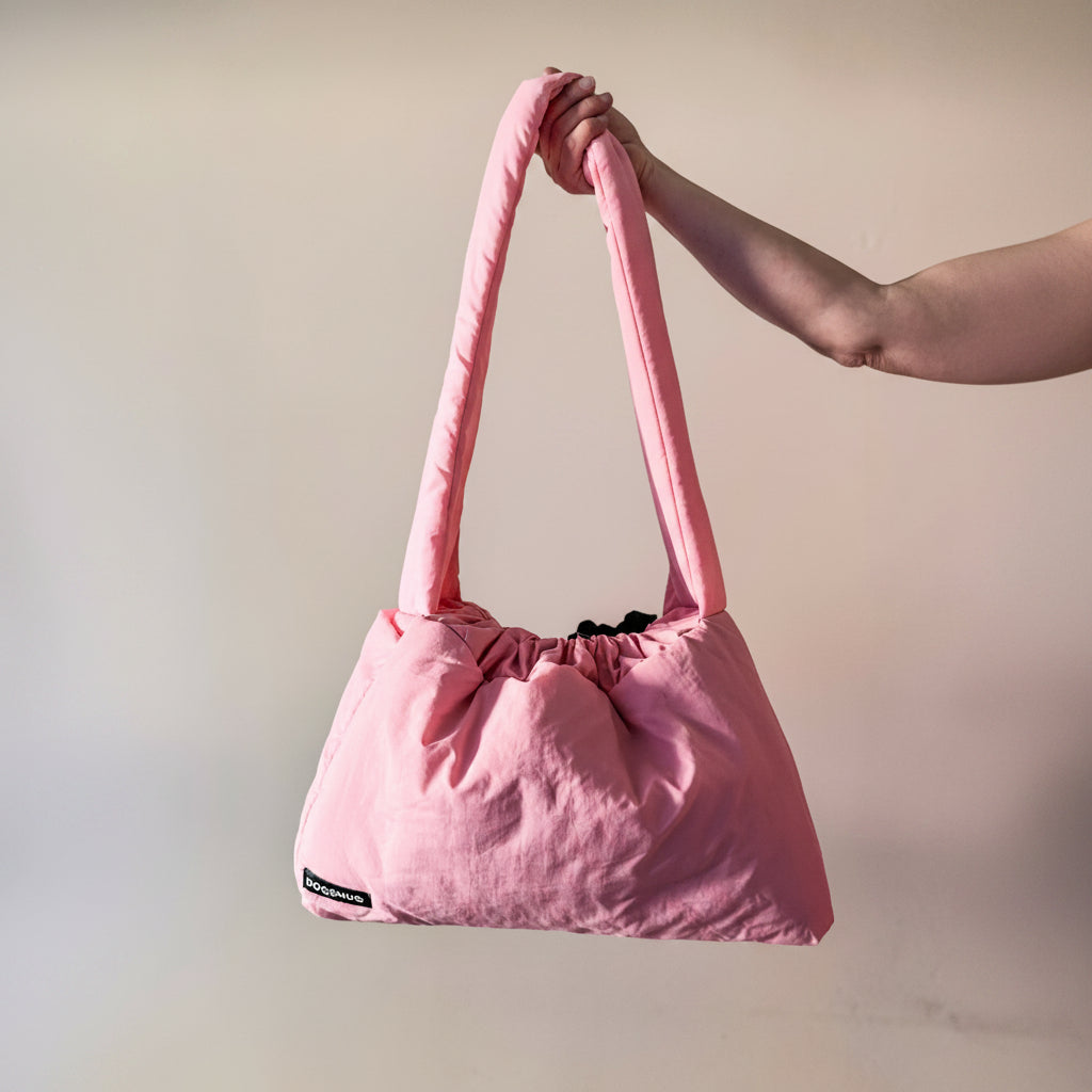 Supportive Dog Carrier Puppy and Small Dog (with Xtra Sturdy Base) / Ripstop / Powder Pink
