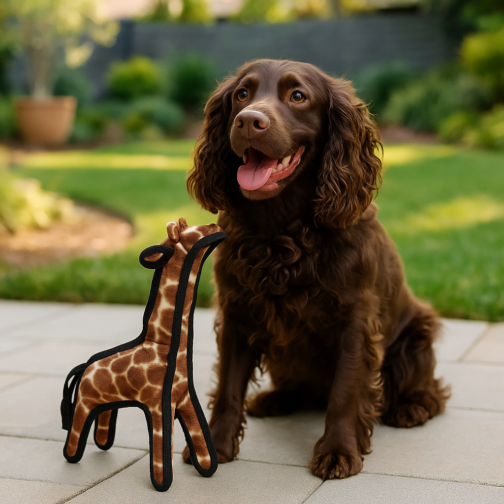 Junior Giraffe Plush Dog Toy product image 5