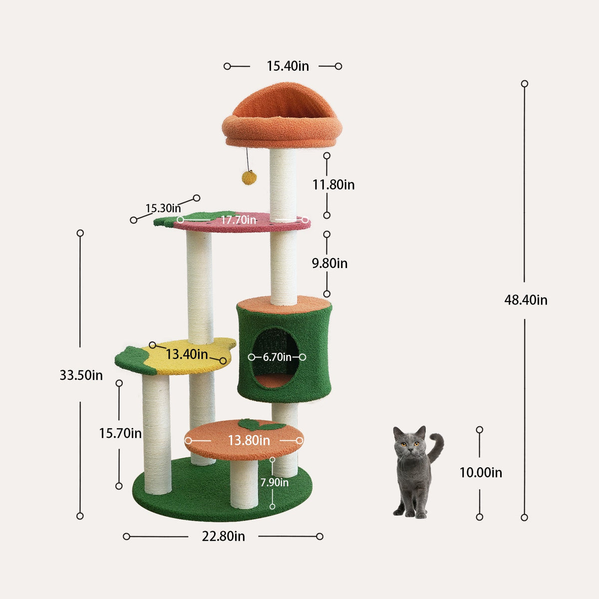 Fruit-Themed Cat Tree product image 4