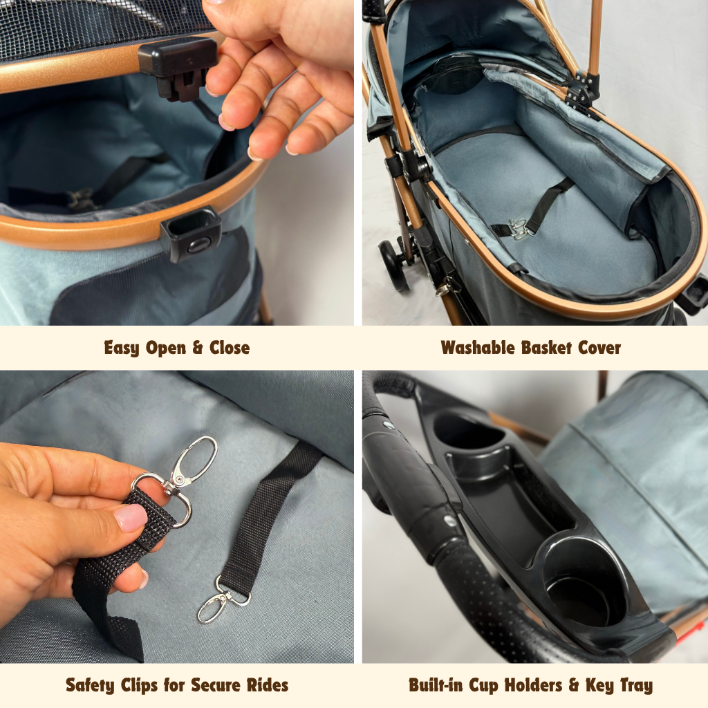 Detachable Carrier Pet Stroller product image 5