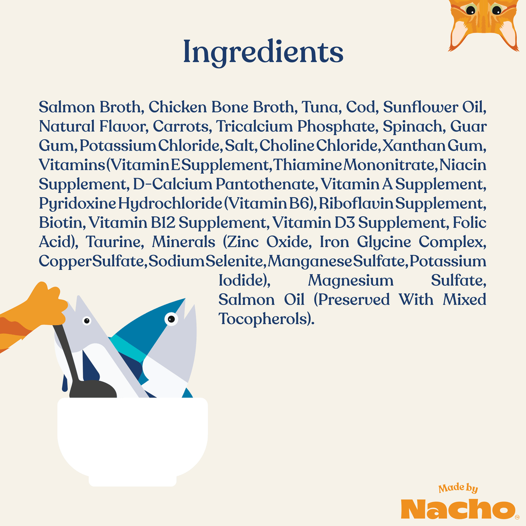 Tuna and Cod Wet Cat Food in Salmon Broth with Flaked Texture for Hydration and Complete Daily Nutrition product image 6
