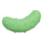 Natural Rubber Pickle Dog Toy for Gnawing and Fetch Play, Squeaky Wobble Design in Three Sizes source image 6