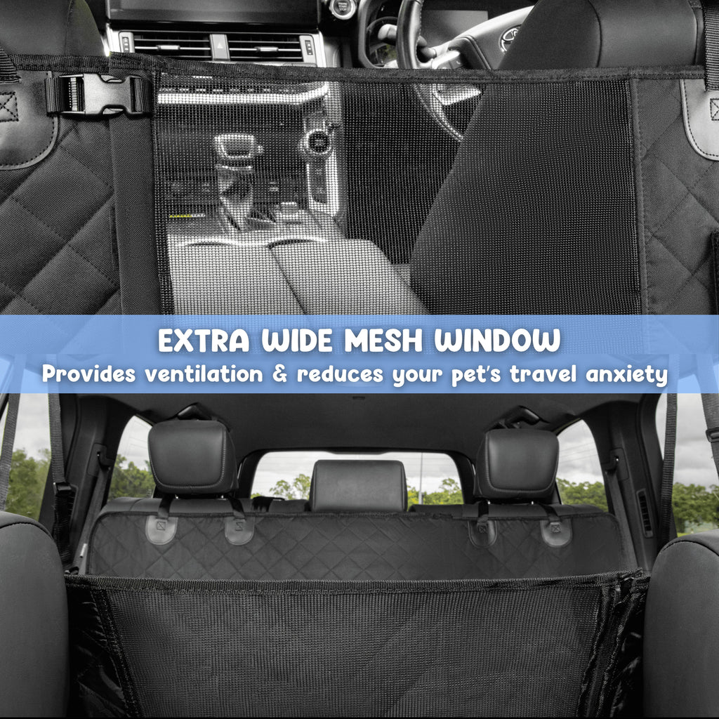 Waterproof Dog Car Seat Cover for Sedans, SUVs and Utes, Four-Way Layout for Left or Right Drive source image 6