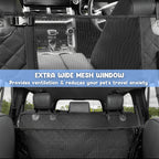 Waterproof Dog Car Seat Cover for Sedans, SUVs and Utes, Four-Way Layout for Left or Right Drive source image 6