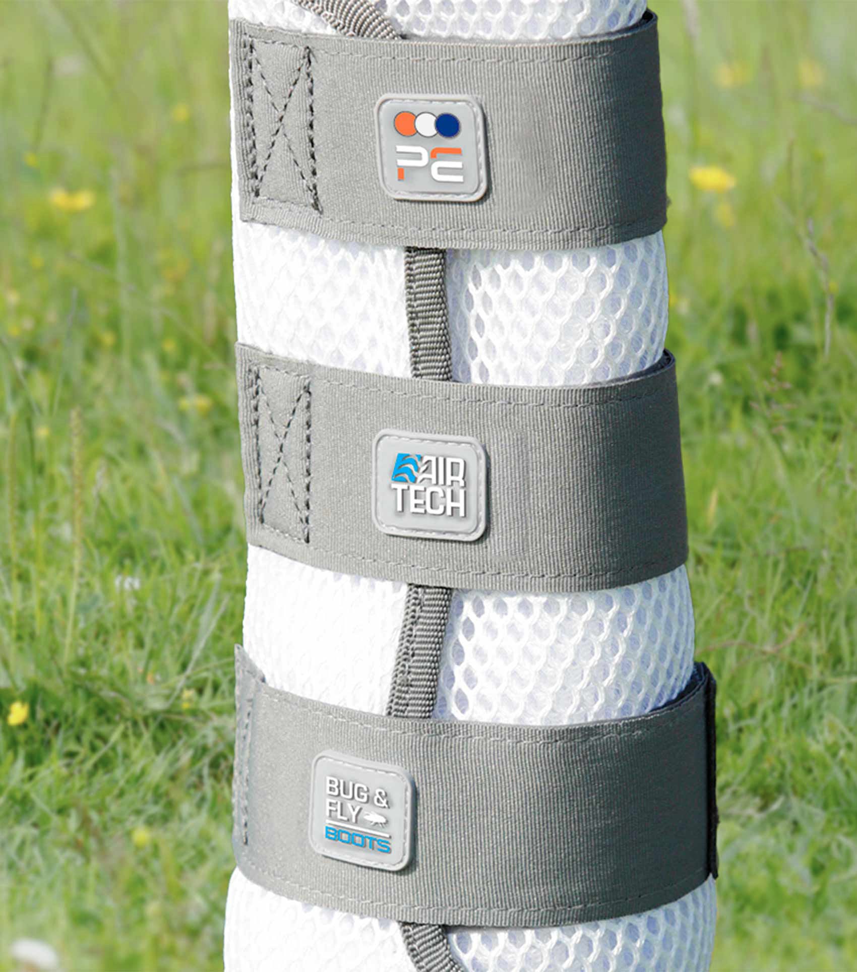 Horse Fly Boots in Breathable 3D Sports Mesh, Ventilated Leg Protection for Front or Hind Use source image 6
