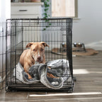 Waterproof Pet Blanket with Absorbent Core and Reinforced Edge Binding in Four Washable Sizes source image 6