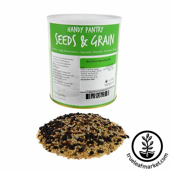 Organic Bird Seed Sprouting Mix of 12 Seeds and Grains, Packaged from 1 lb Bags to 35 lb Buckets source image 6