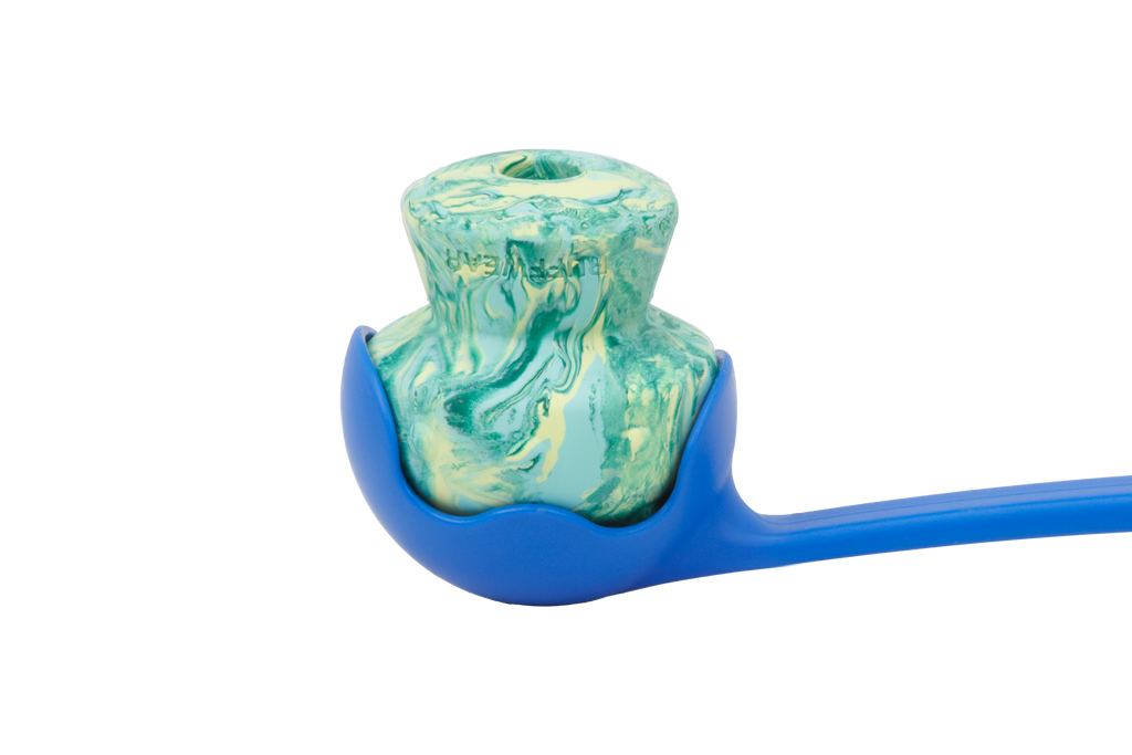 Treat Dispensing Dog Toy, Natural Latex Mushroom Shape for Erratic-Bounce Fetch and Moderate Chewing source image 6