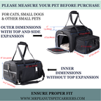Expandable Soft-Sided Airline Pet Carrier, Two-Inch Taller Cabin for Ventilated and Secure Travel source image 6
