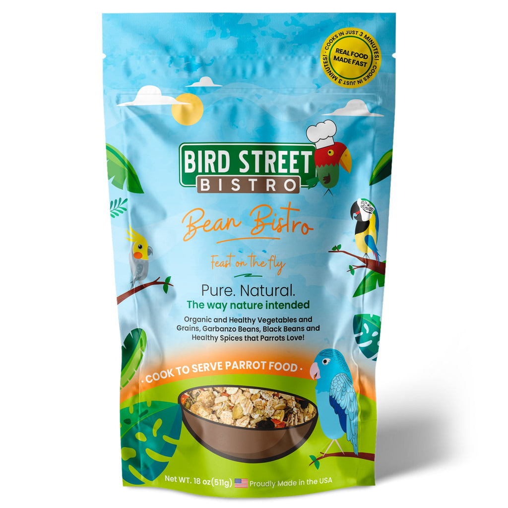 Cookable Parrot Food Blend, Natural Bean and Whole-Grain Meal for Enriching Everyday Feeding source image 6