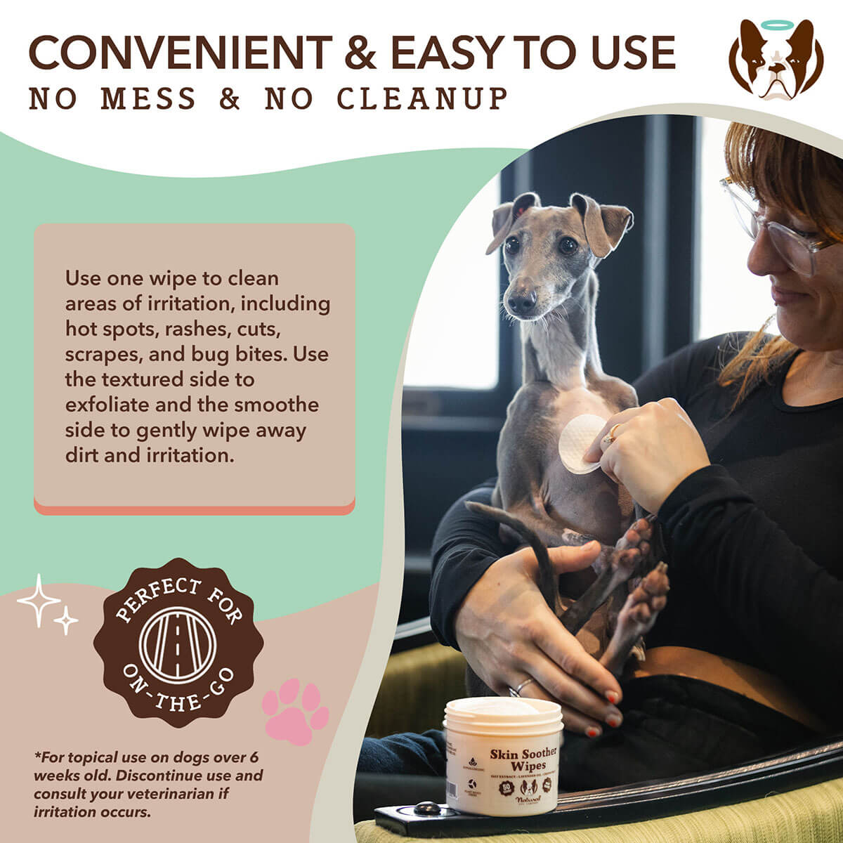 Dog Skin Soothing Wipes product image 6