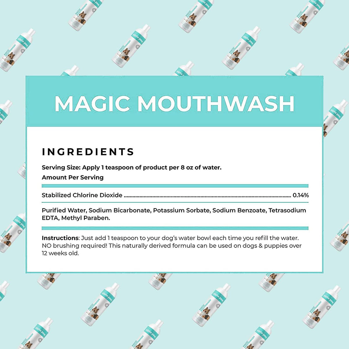Dog Dental Water Additive product image 6