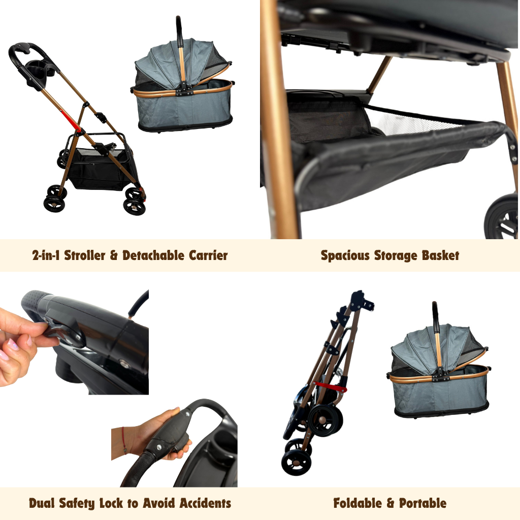 Detachable Carrier Pet Stroller product image 6
