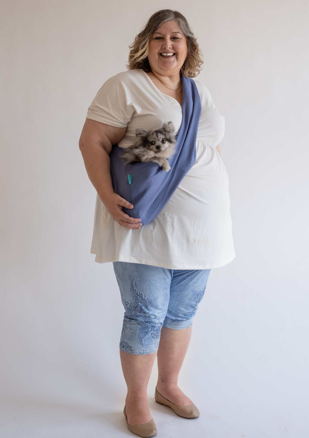 Linen Dog Sling Carrier product image 6