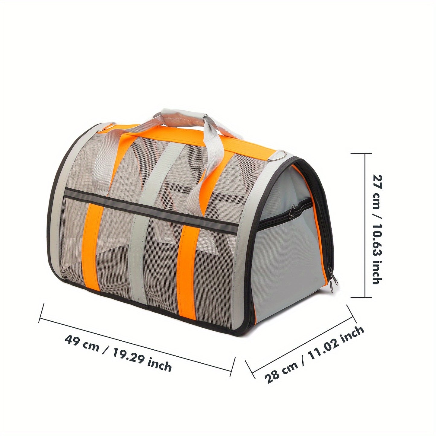 Foldable Pet Carrier Bag Breathable Mesh – Portable Soft Sided Tote for Cats & Small Dogs, Collapsible Travel Handbag, S/M/L, 7 Colors – Ideal for Vet Visits & Outdoor Trips