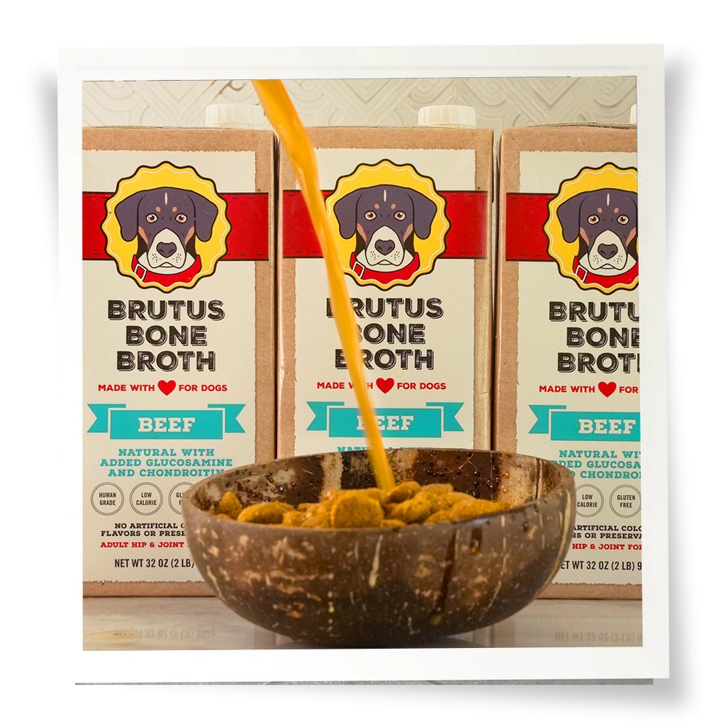 Beef Bone Broth Meal Topper for Dogs, All-Natural Superfood Support in Two-Pack or Six-Pack Sizes source image 7