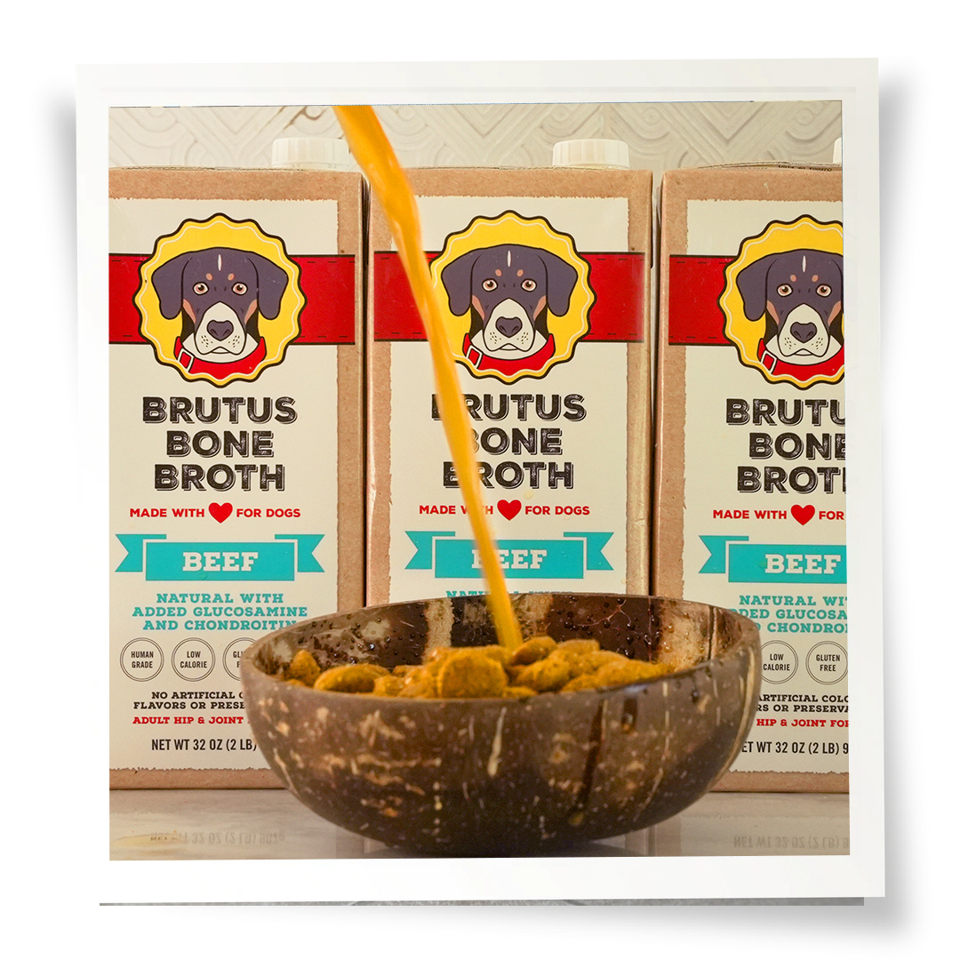 Beef Bone Broth Meal Topper for Dogs, All-Natural Superfood Support in Two-Pack or Six-Pack Sizes source image 7