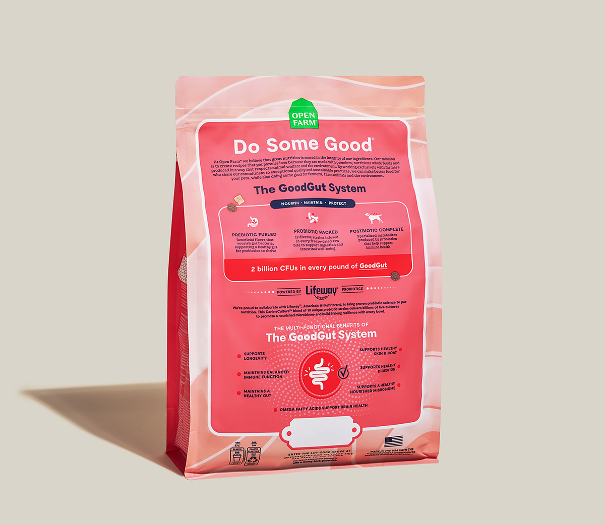 Grass-Fed Beef Dog Kibble with Freeze-Dried Raw Cubes and Probiotics, Complete Recipe for All Life Stages source image 7