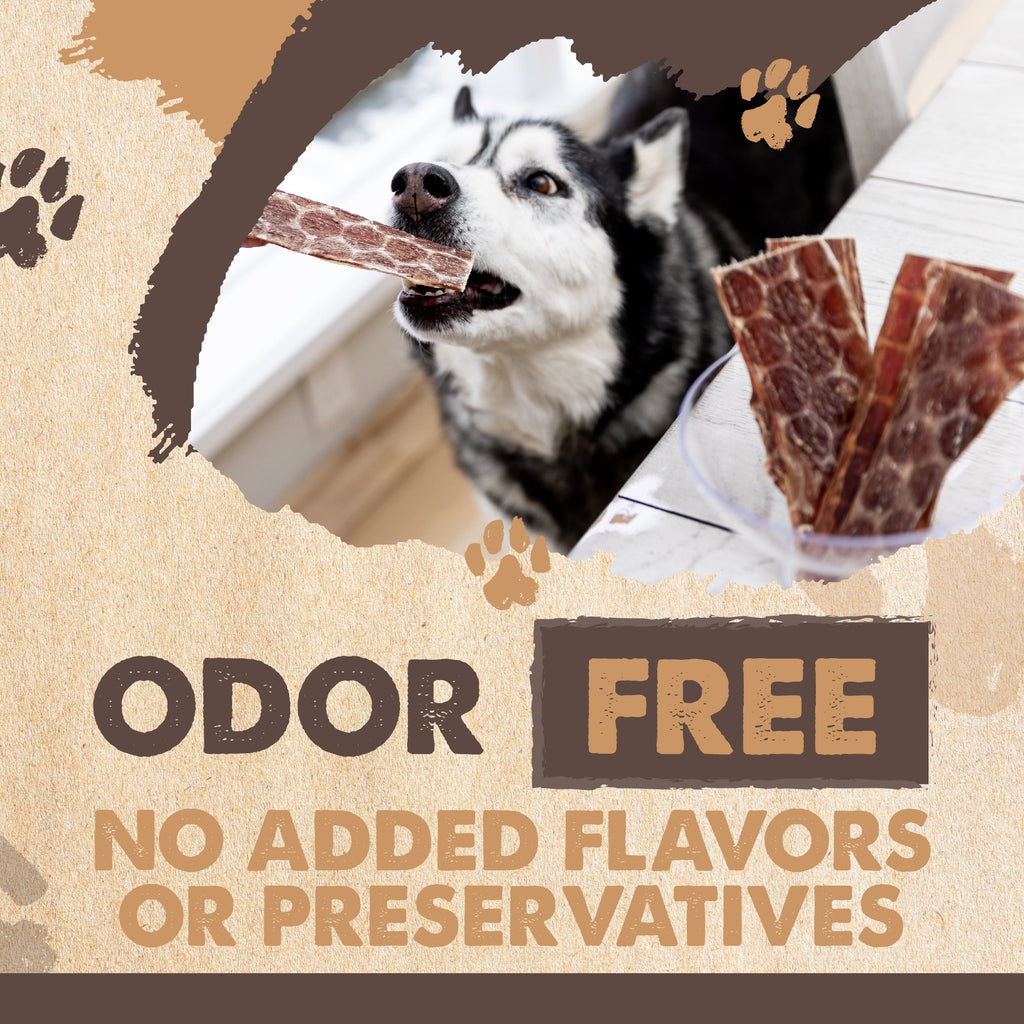 Beef Gullet Jerky Dog Treats, Slow-Dried Single-Ingredient 14 oz Chews for Everyday Rewards source image 7