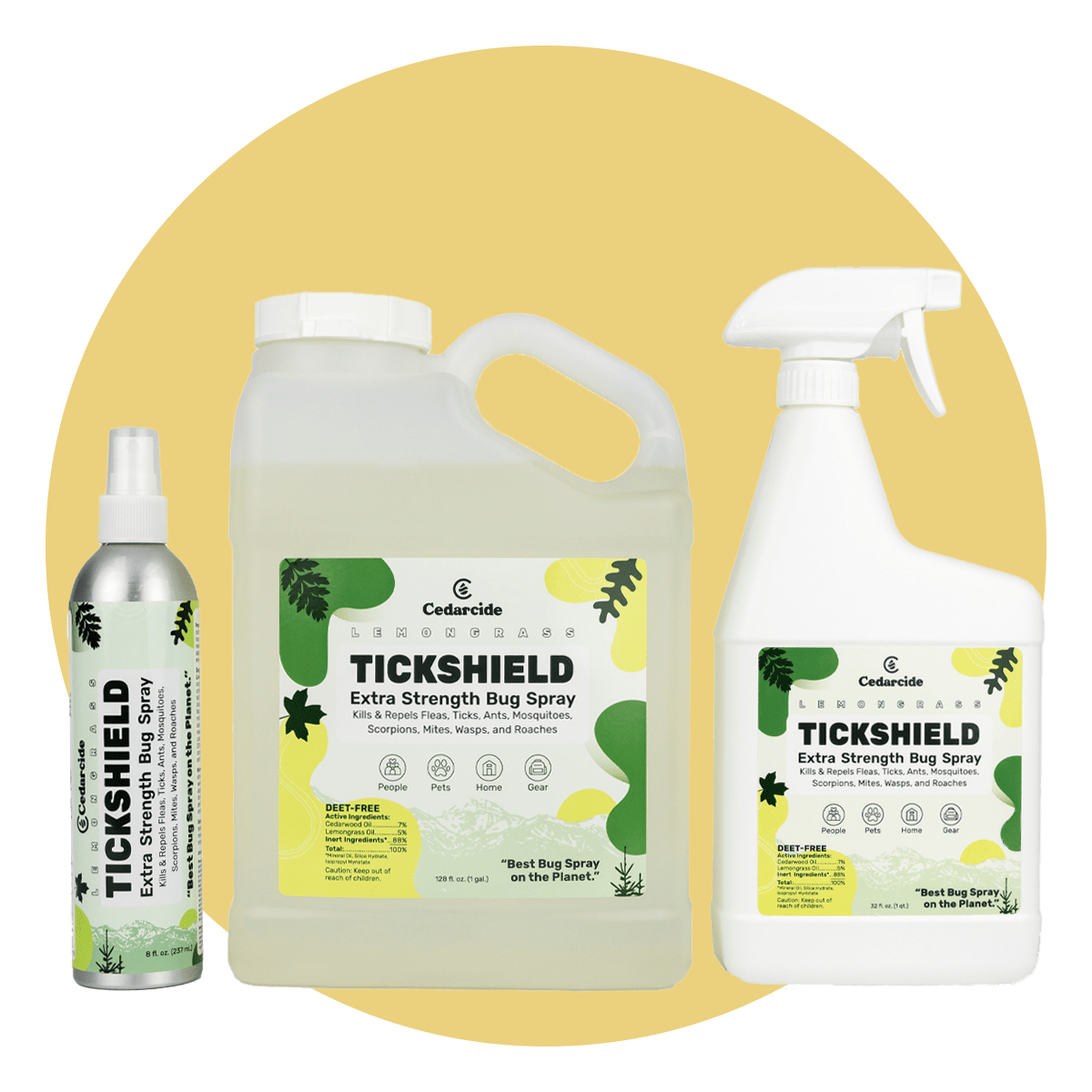 Tick and Flea Protection Kit in Cedarwood or Lemongrass, Three Kit Sizes for Dogs over 20 lb and Gear source image 7