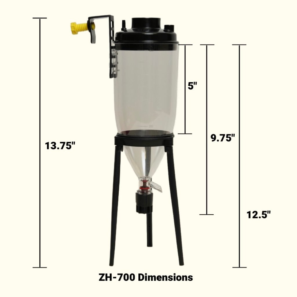 Brine Shrimp Hatchery Kit in 700 ml and 2 L Sizes, Impact-Resistant Vessel with Stand and Valve source image 7