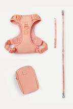 Hands-Free Dog Walking Set for Waist or Shoulder Wear, Neoprene Harness and Compact Pouch Bundle source image 7