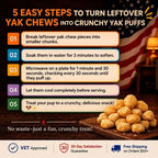 Flavored Himalayan Yak Dog Chews in Blueberry, Coconut and Strawberry, Small or Large Sizes source image 7