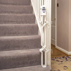 Adjustable Dog Safety Gate for Doorways and Stairs, Fold-Away Steel Design in Three Heights and Width Ranges source image 7