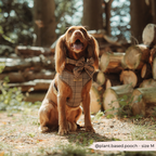 Adjustable Plaid Dog Harness for Comfortable Walks, Lightweight Polyester Design in Five Sizes source image 7