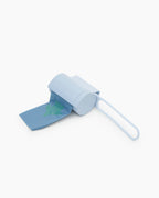Silicone Dog Waste Bag Holder, One-Handed Dispenser with Dual Leash Attachments and 45 Included Bags source image 7