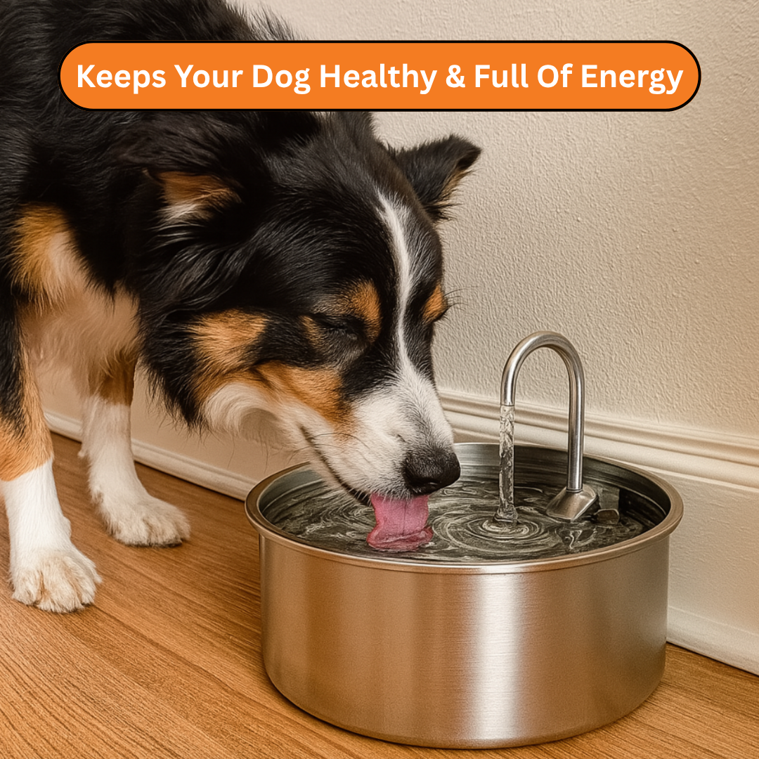 Stainless Steel Filtered Dog Water Fountain, Quiet USB-Powered Hydration Station in 3.2L and 7L Sizes source image 7