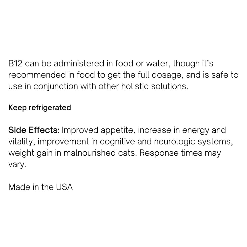 Liquid Vitamin B12 Supplement for Cats Supporting Immune, Nervous, Digestive and Cognitive Health product image 7