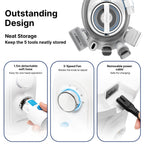 Pet Grooming Vacuum Kit, 5-in-1 System Offering 10,500 Pa Suction, 2 L Dust Cup and Quiet Operation source image 7