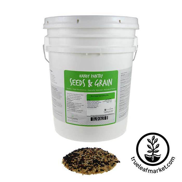 Organic Bird Seed Sprouting Mix of 12 Seeds and Grains, Packaged from 1 lb Bags to 35 lb Buckets source image 7