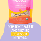Organic Cheese Dog Treat Biscuits, Crunchy Heart-Shaped 6 oz Snacks with Cheddar and Parmesan source image 7