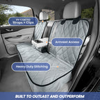 Split Rear Seat Dog Cover for Fold-Down Seats, 54-Inch Waterproof Non-Slip Protector in Four Colors source image 7