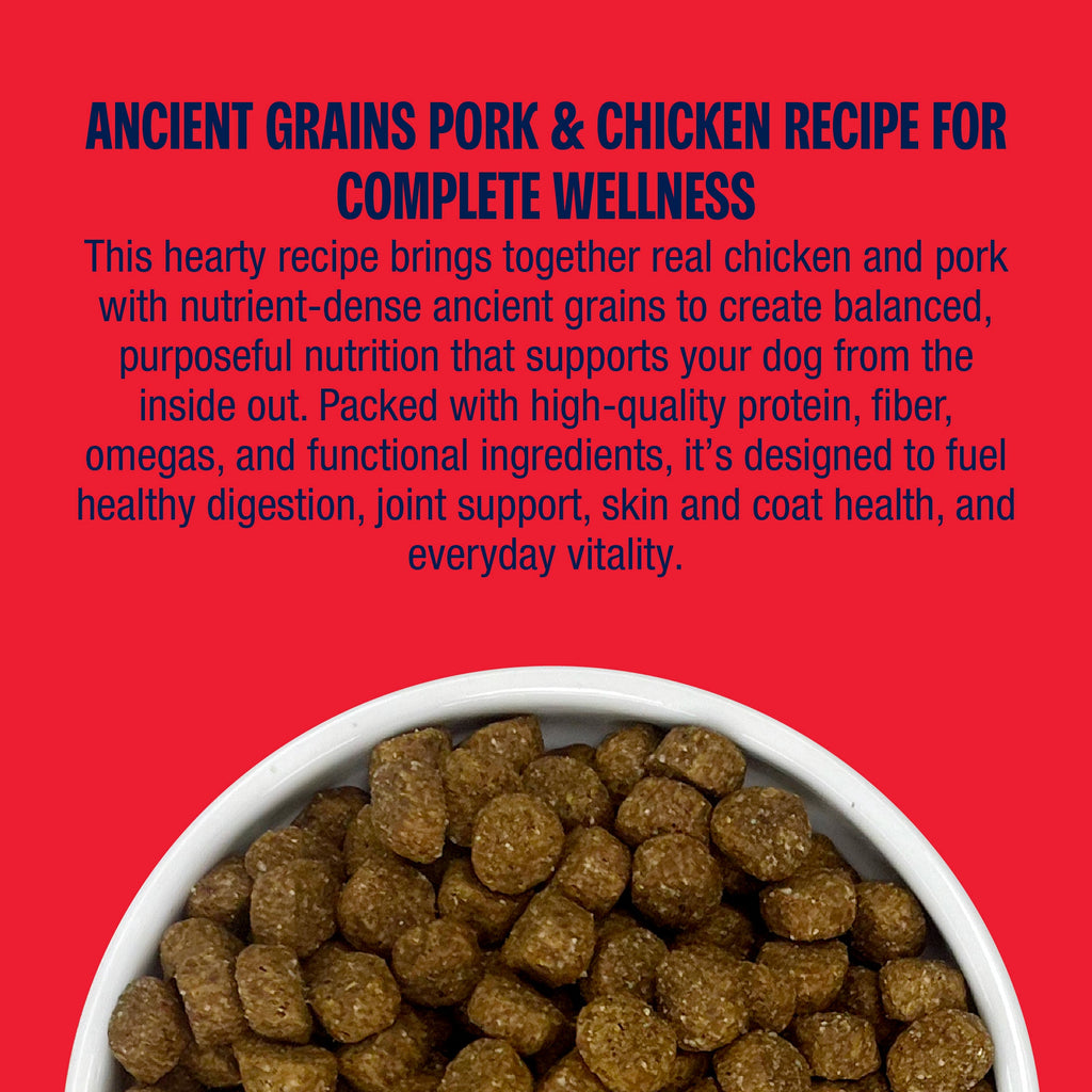 Ancient Grains Chicken and Pork Dog Food product image 7
