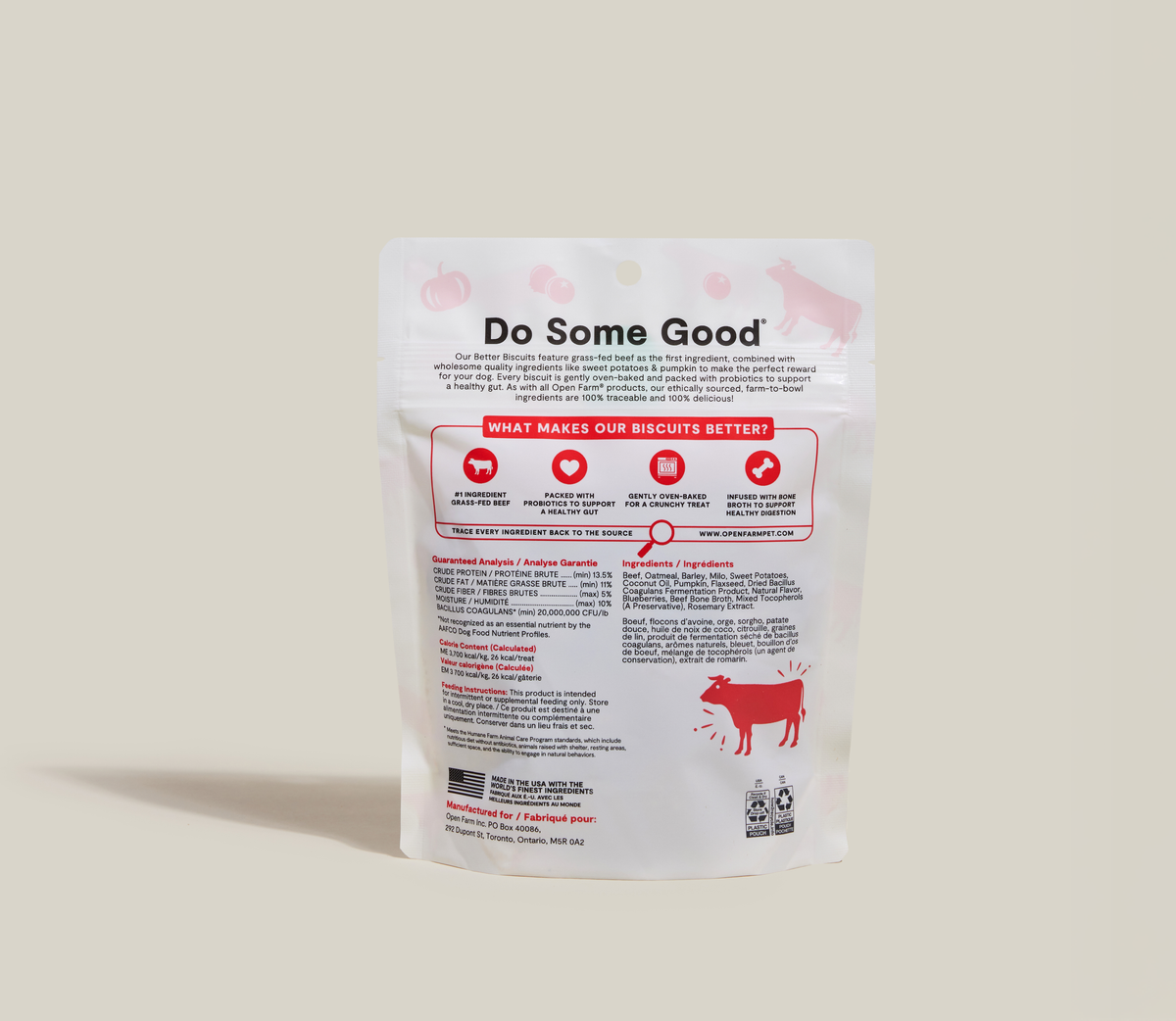 Beef and Oatmeal Dog Biscuits product image 7