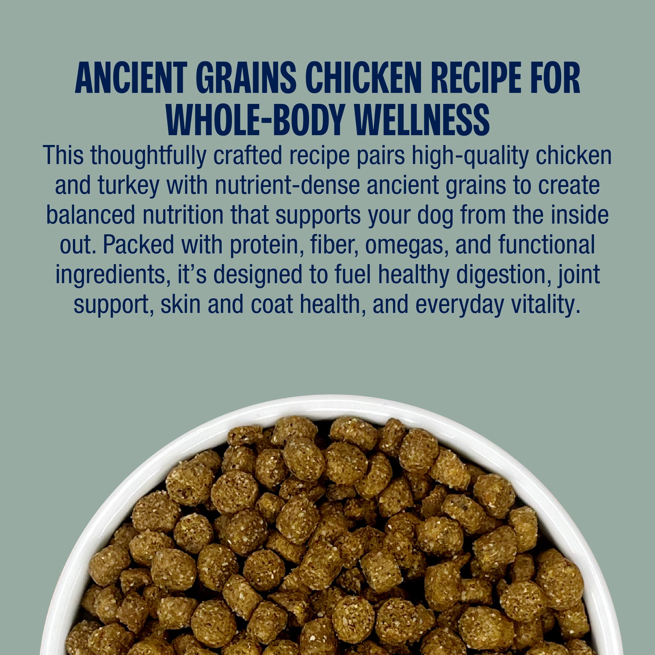 Ancient Grains Chicken Dry Dog Food product image 7